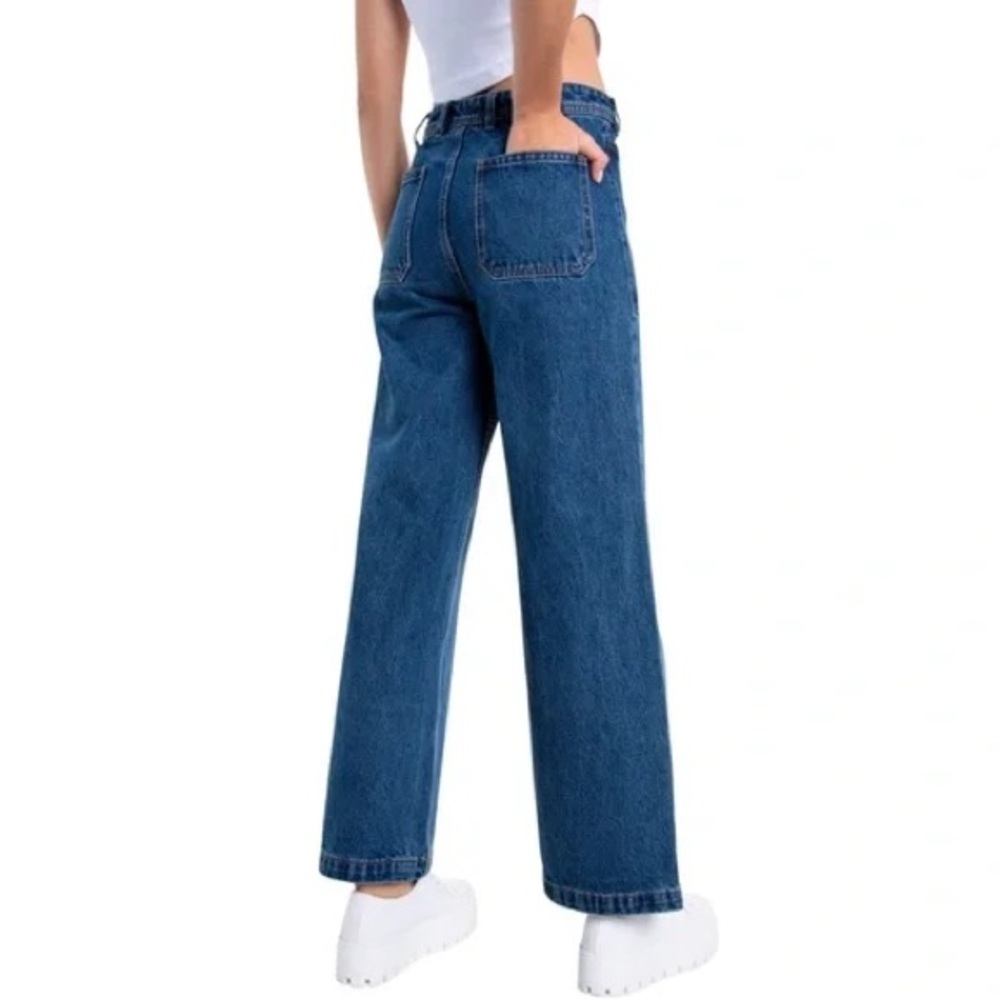 Joe Fresh x Jillian Harris High Rise Wide Leg Jeans